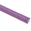 Flexo Techflex® Flexo® PET Expandable Braided Sleeving - 1/8" Inside Diameter - 25' Long Spool - Purple PET0.13-25-PP